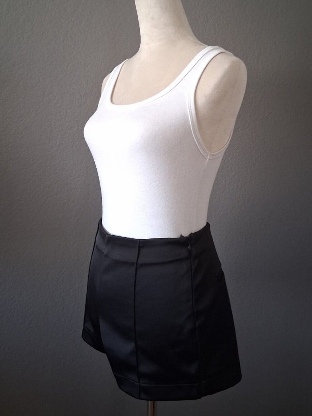 High-Waisted Trouser Shorts